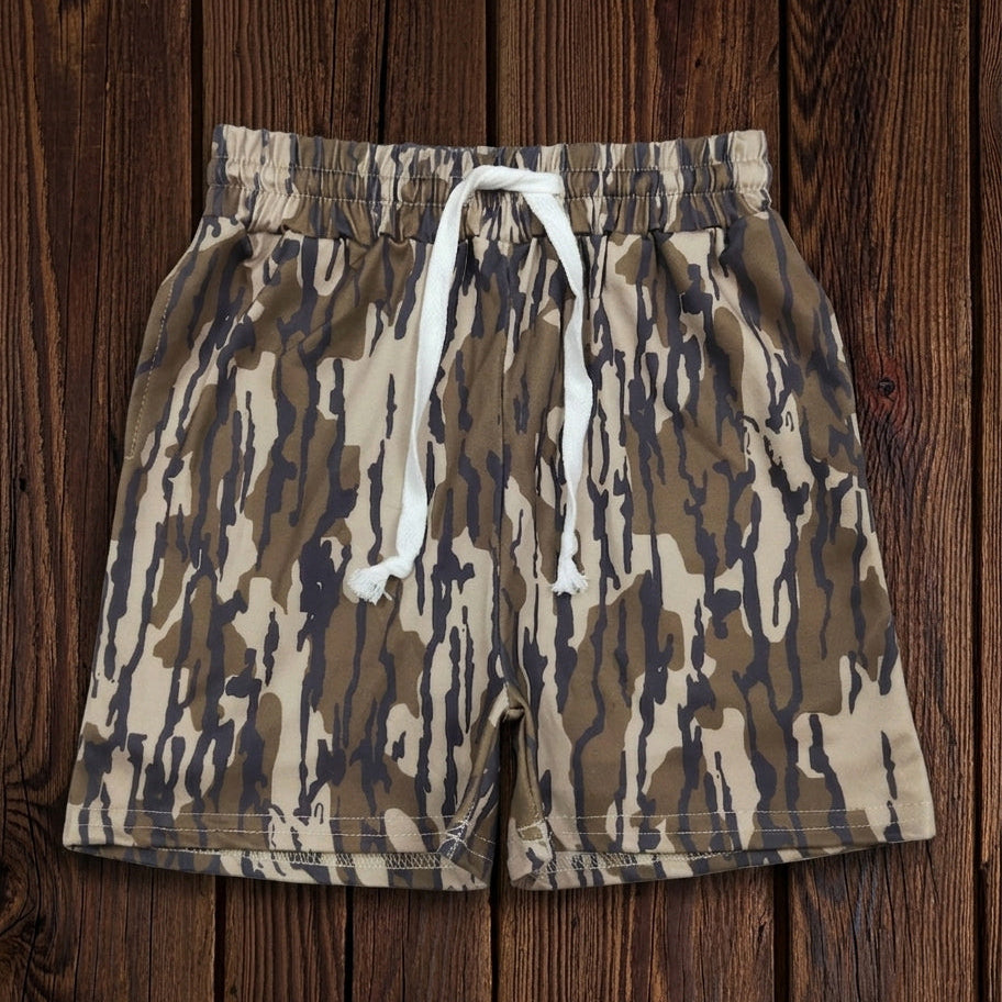Camo Shorts with Pockets