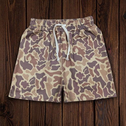 Camo Shorts with Pockets