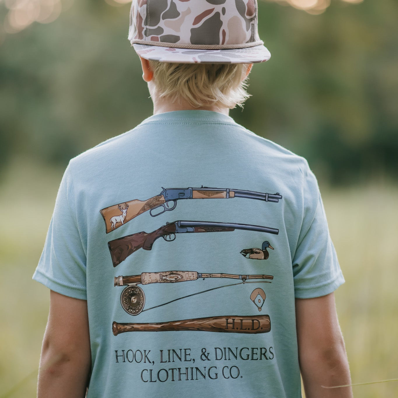 Hunt, Fish, & Play Ball Classic Tee - Adult
